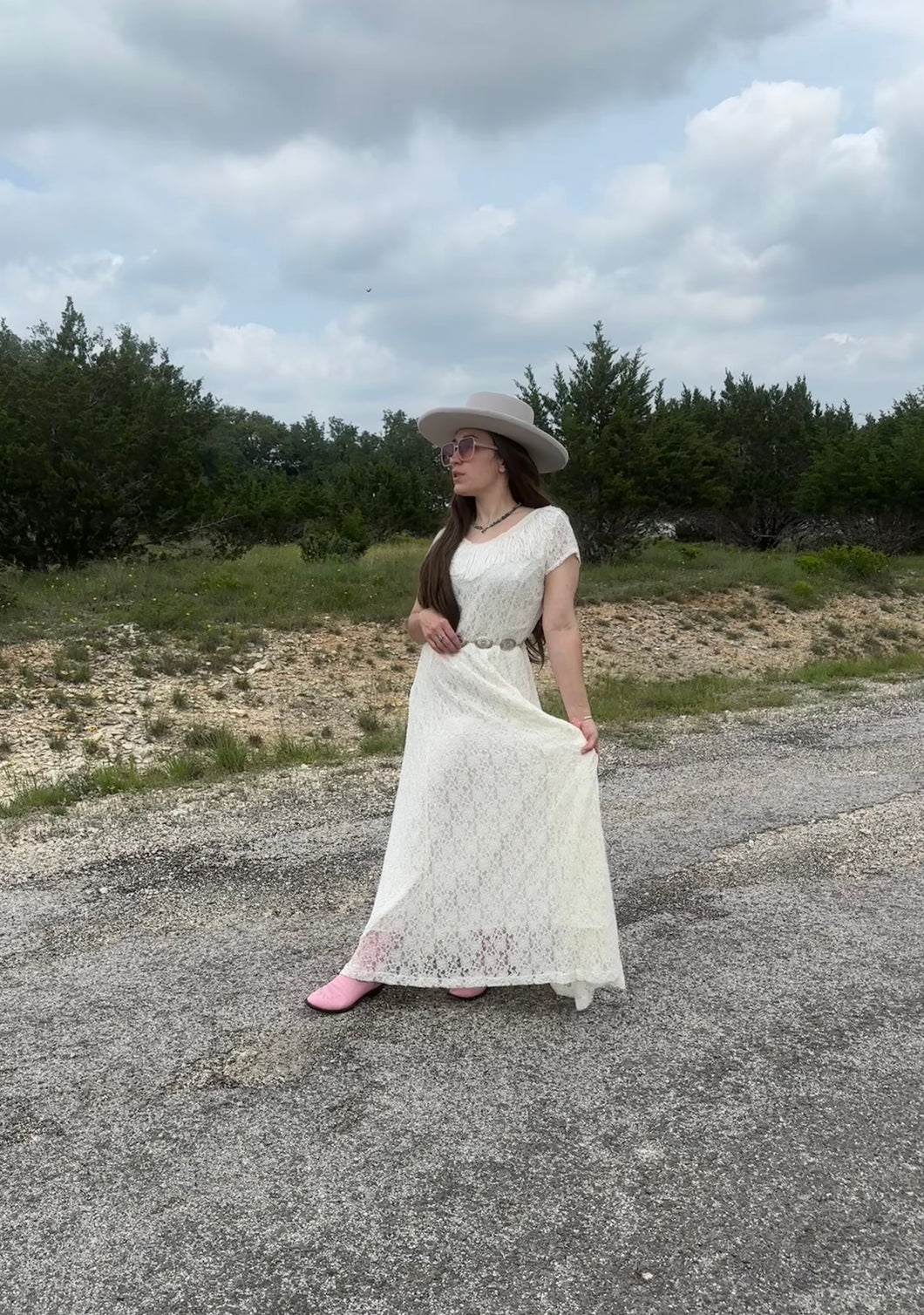 Vintage Western Wedding Dress