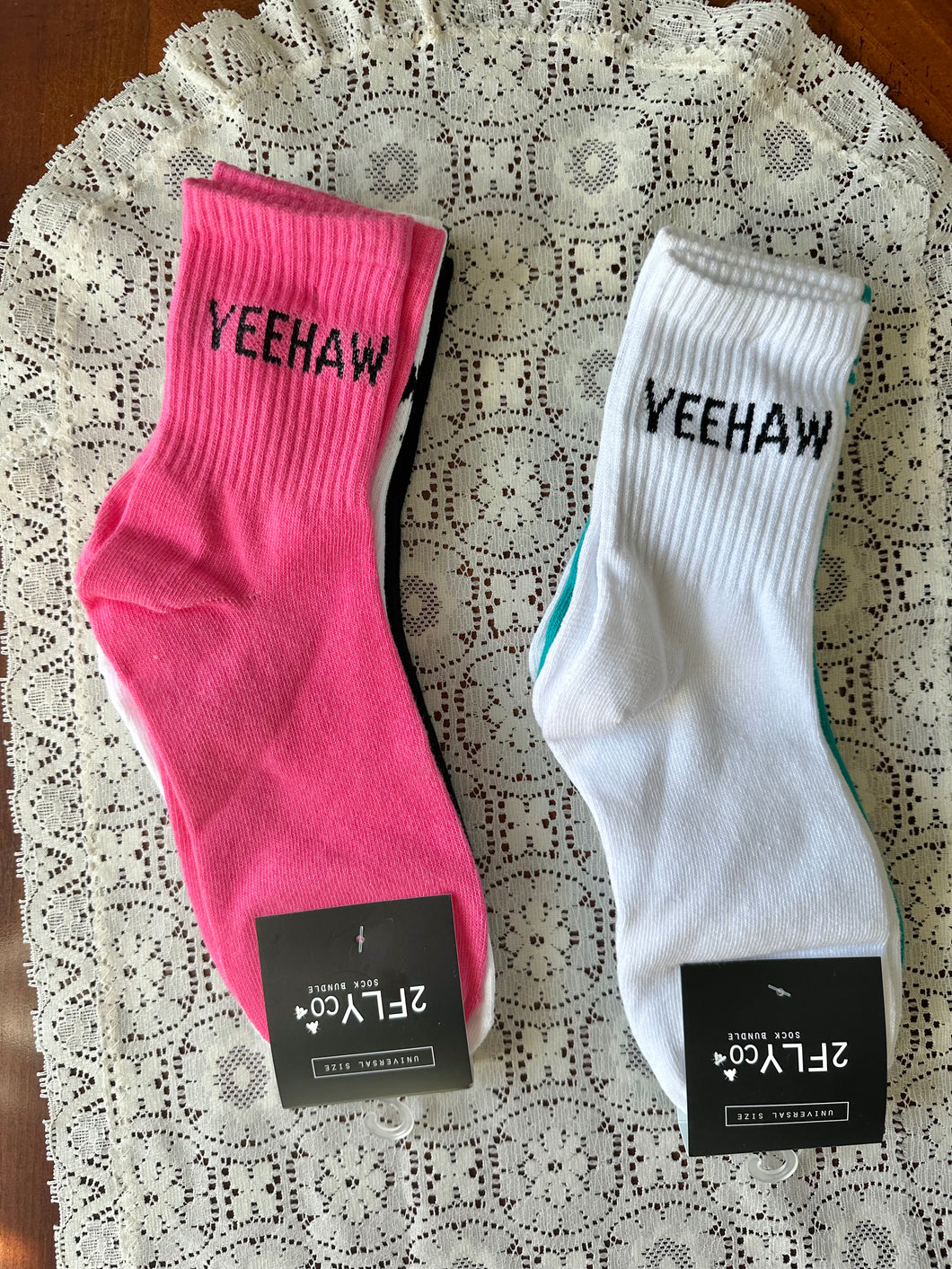 Western Crew Socks