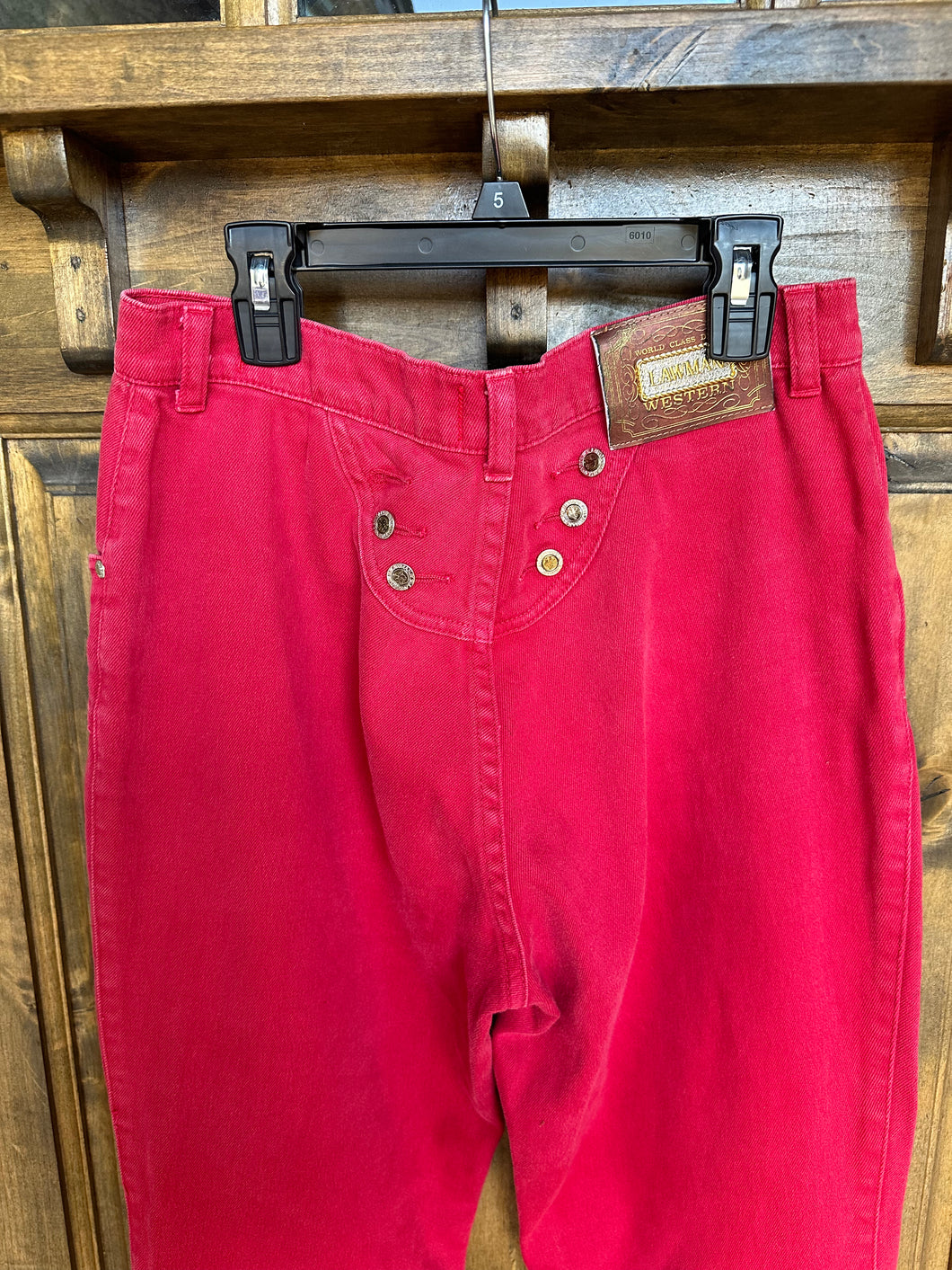 Vintage Red Lawman Jeans