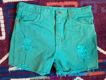Load image into Gallery viewer, Teal Wrangler Shorts
