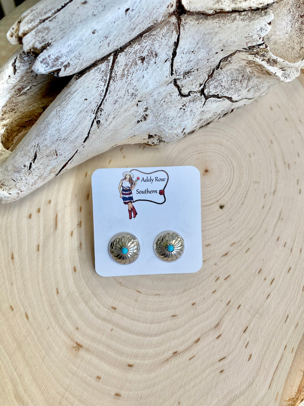 Sterling and Turquoise Studs